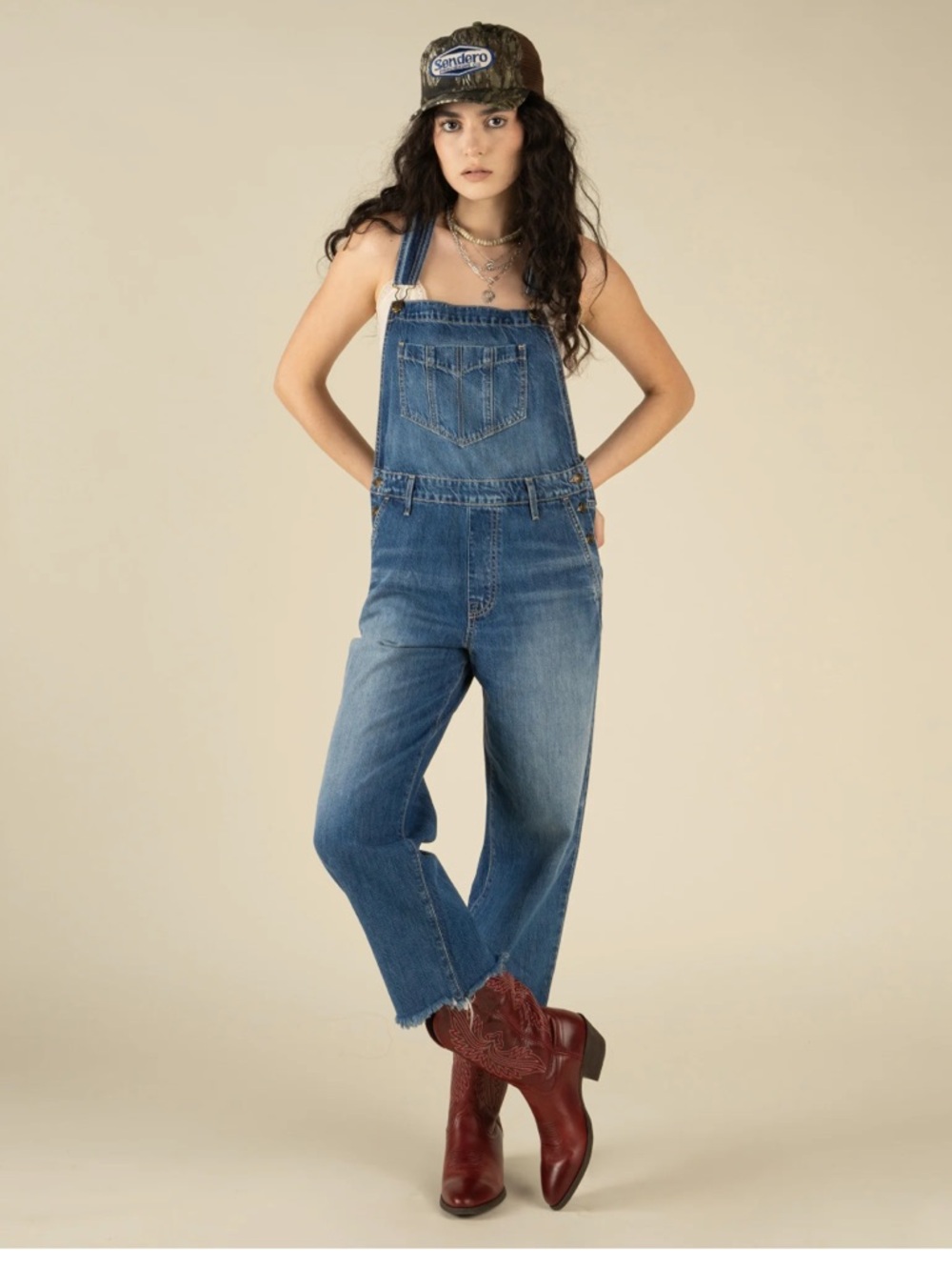 Sendero denim overalls